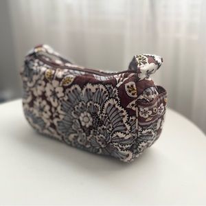 RETIRED Vera Bradley On The Go Slate Blooms Quilted Shoulder Bag